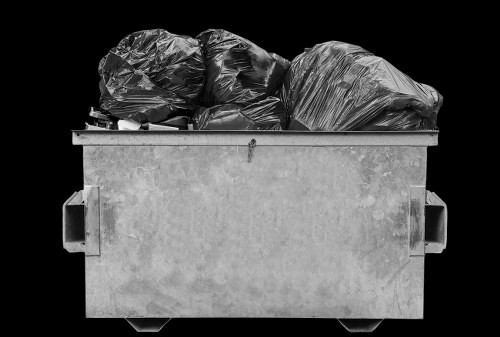 Training session for refuse crew on safety procedures