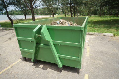 State-of-the-art waste management equipment in action